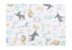 IBraFashion pillowcase colors brighten toddler room with playful wildlife print