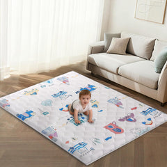IBVIVIC baby play mat foldable design enables easy storage and travel convenience.