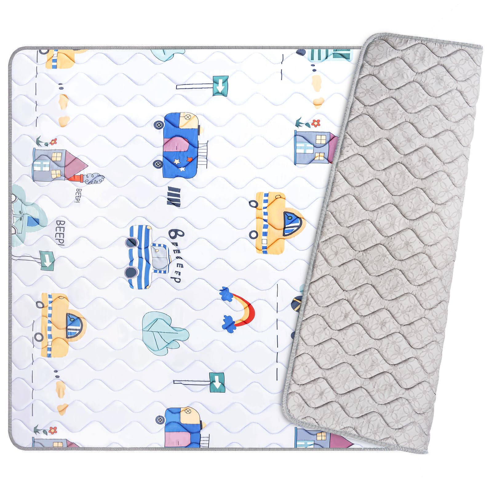 IBVIVIC play mat travel-ready design supports play anywhere.