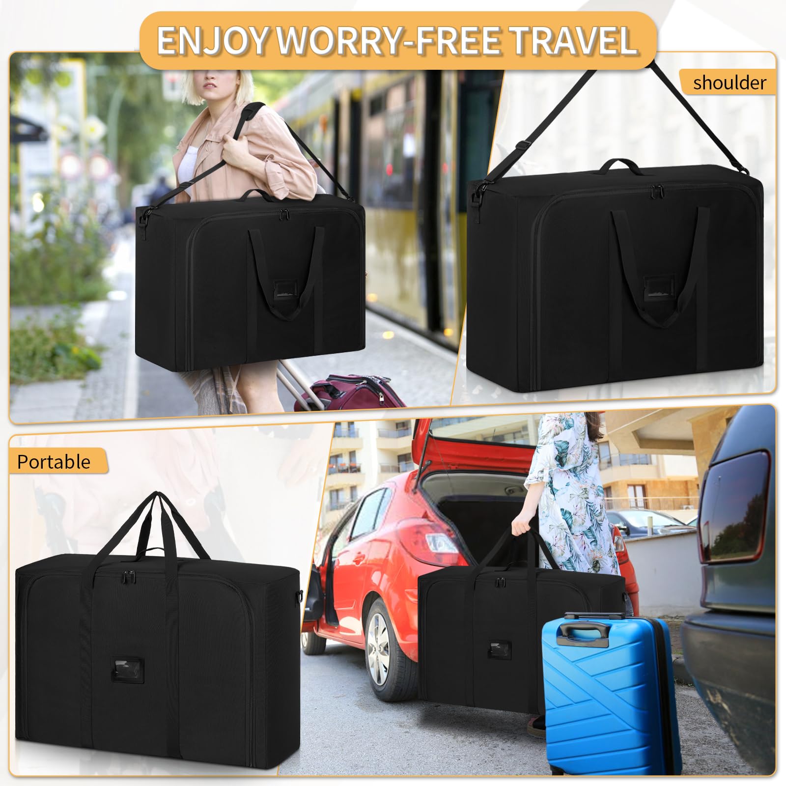 IBVIVIC stroller bag offers 30L of organized interior space.