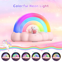 ICARER FAMILY rainbow mode glow creates playful, soothing ambience for kids