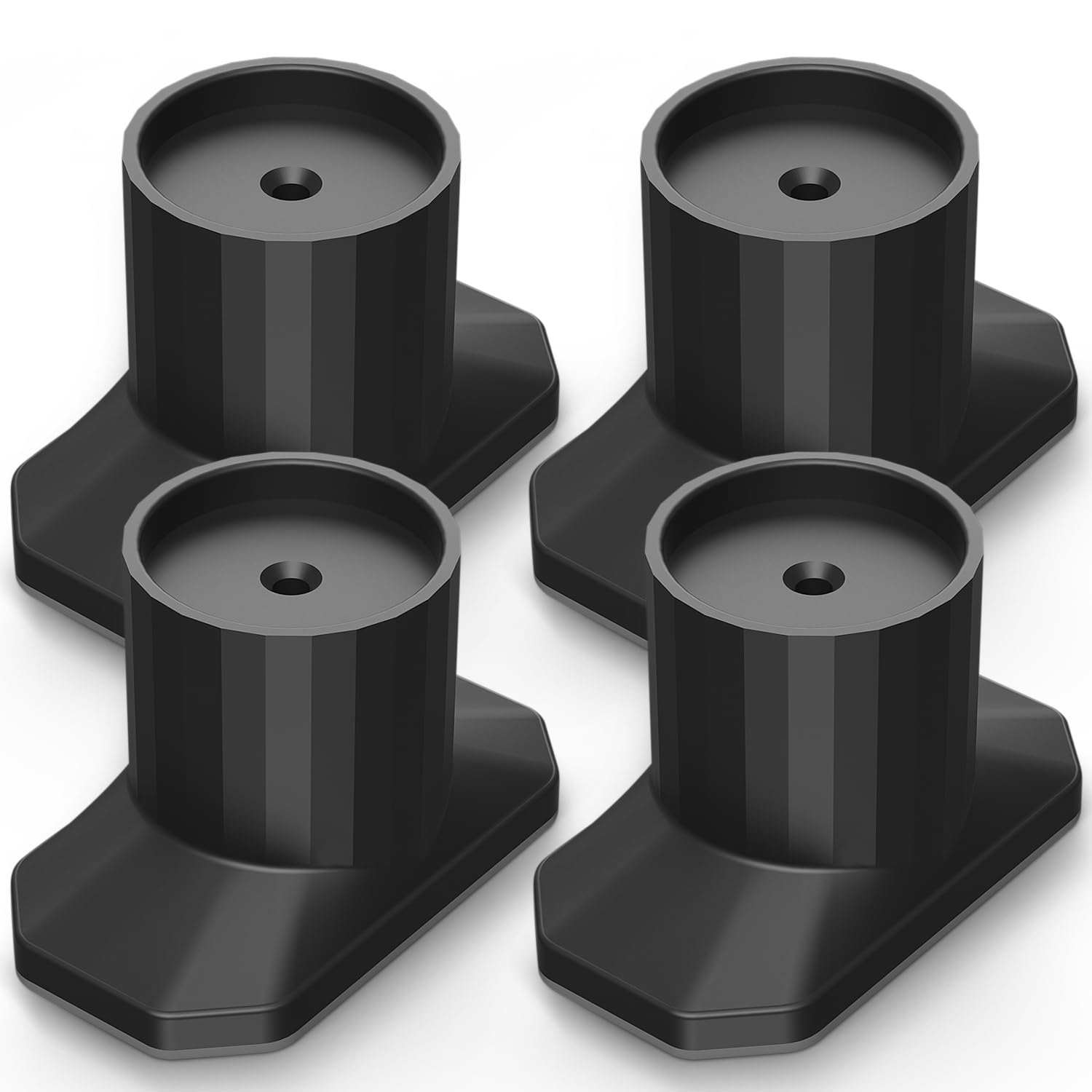 ICERO baby gate extender wall protector assembled in four-pack setup for secure wall protection