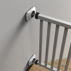ICERO protector fits around dog gate bottoms for safer setups.