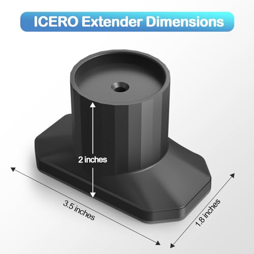 ICERO gate extender extension 1.1-3.5 inches enabling versatile spacing