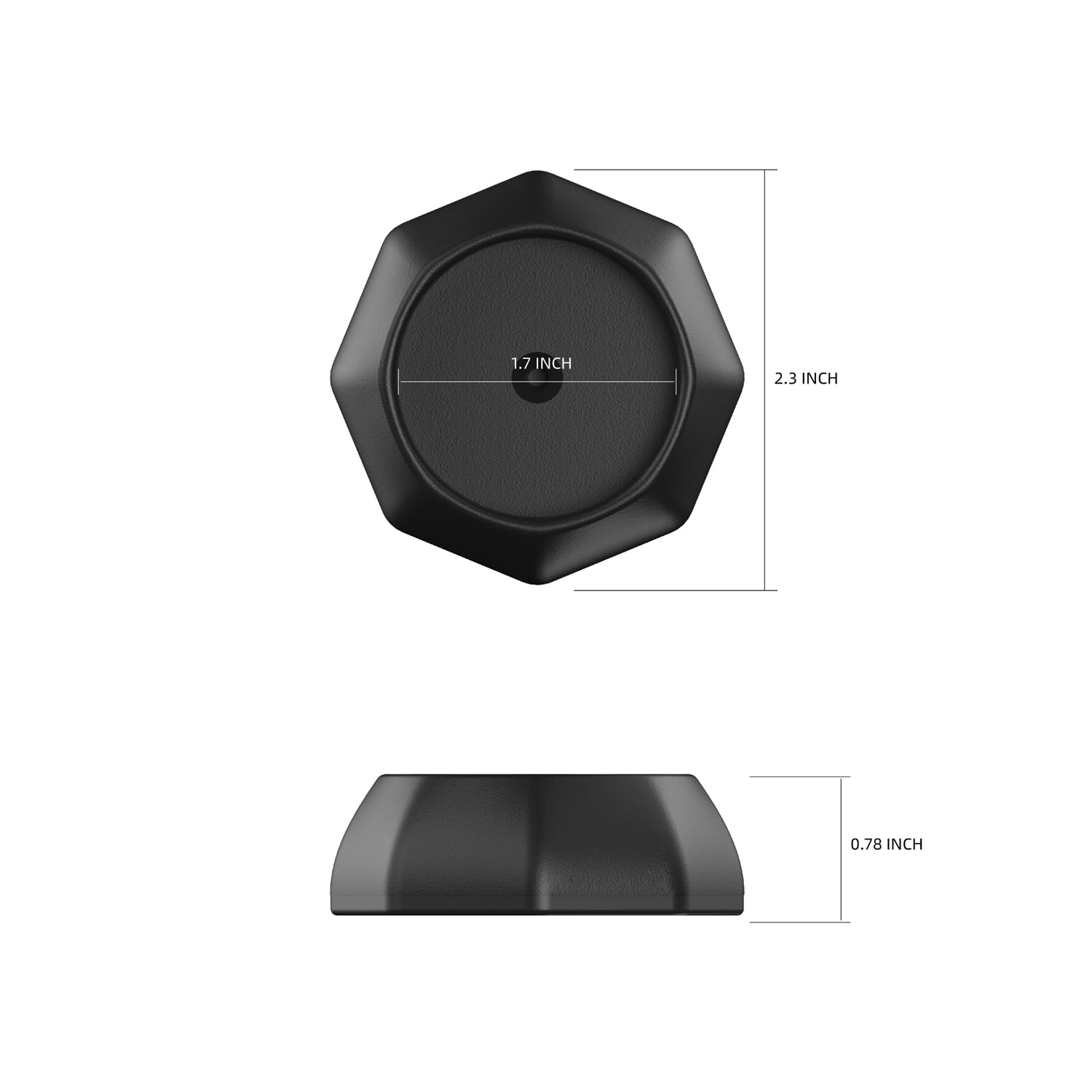 ICERO wall protector pad prevents wall scuffs from gates.