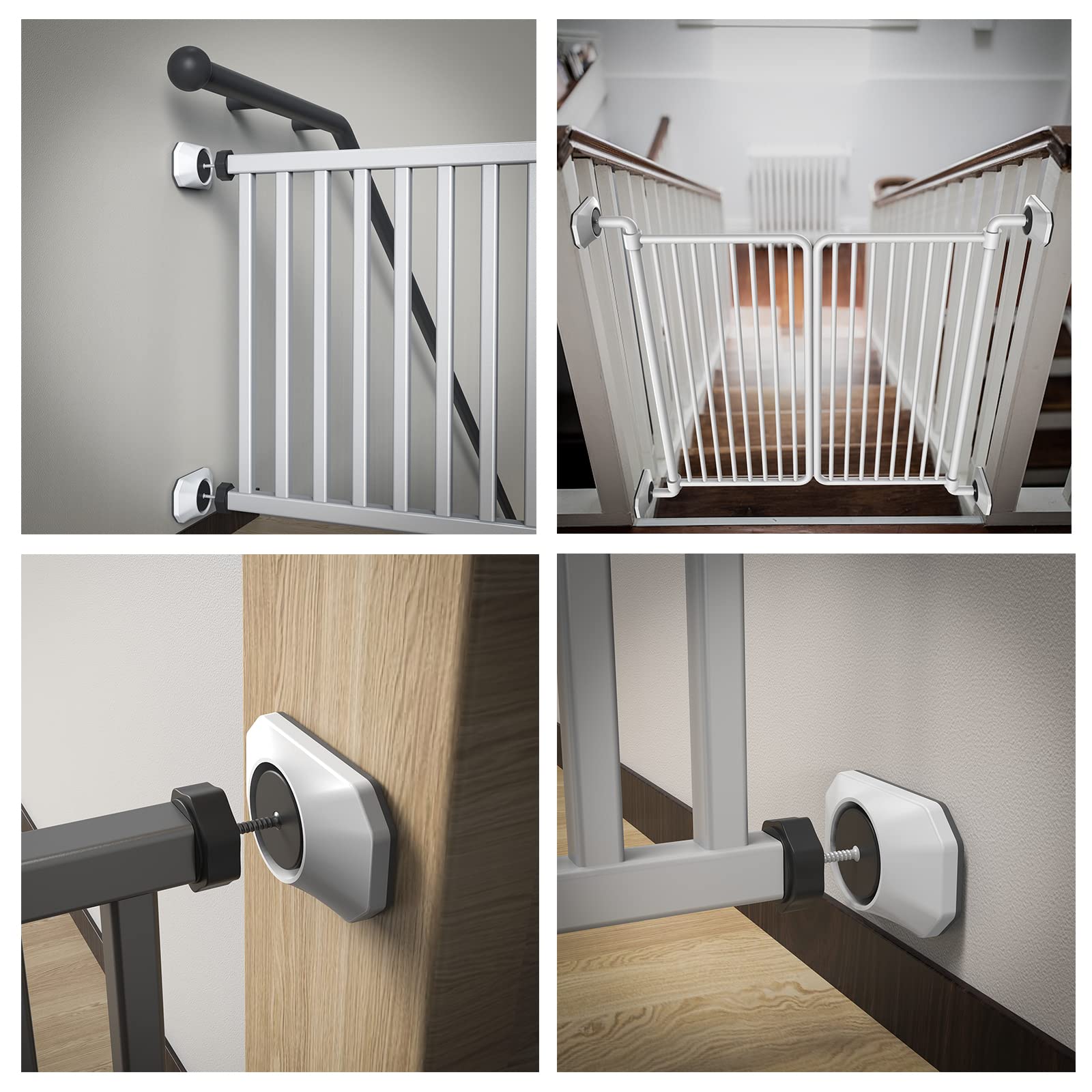 ICERO wall protector white easy to install and grips firmly