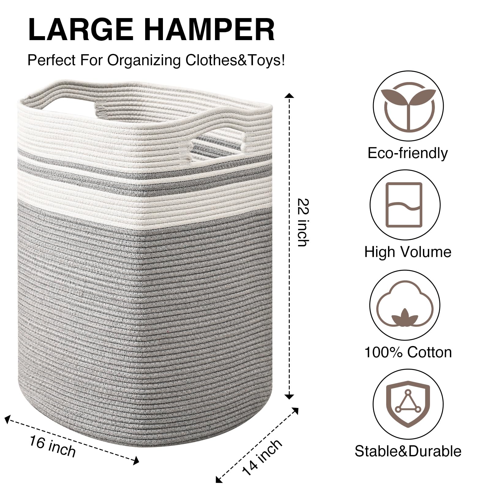 ICERZCZ 78L collapsible basket folds flat for travel and compact spaces.