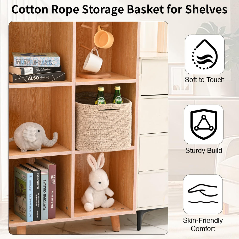 ICERZCZ basket with dog toys highlights versatile playtime organization.