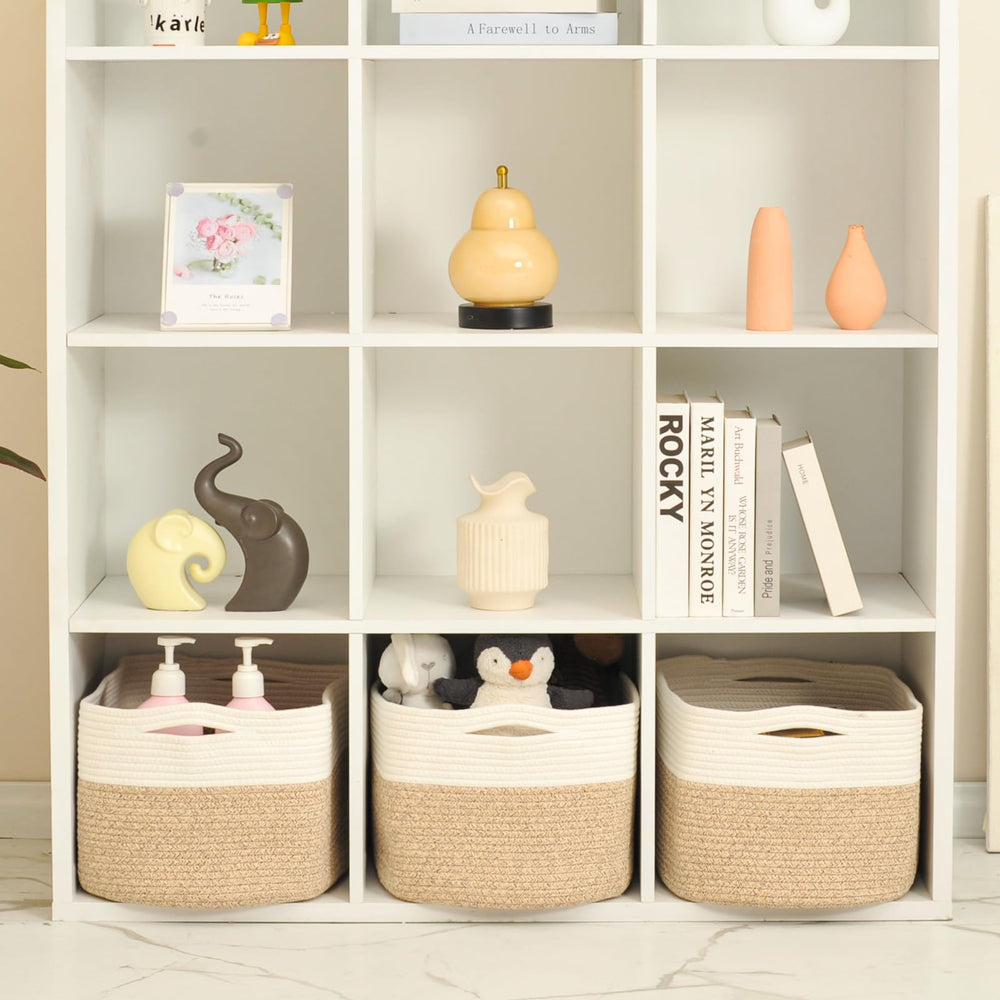 ICERZCZ storage basket complements modern decor while organizing items