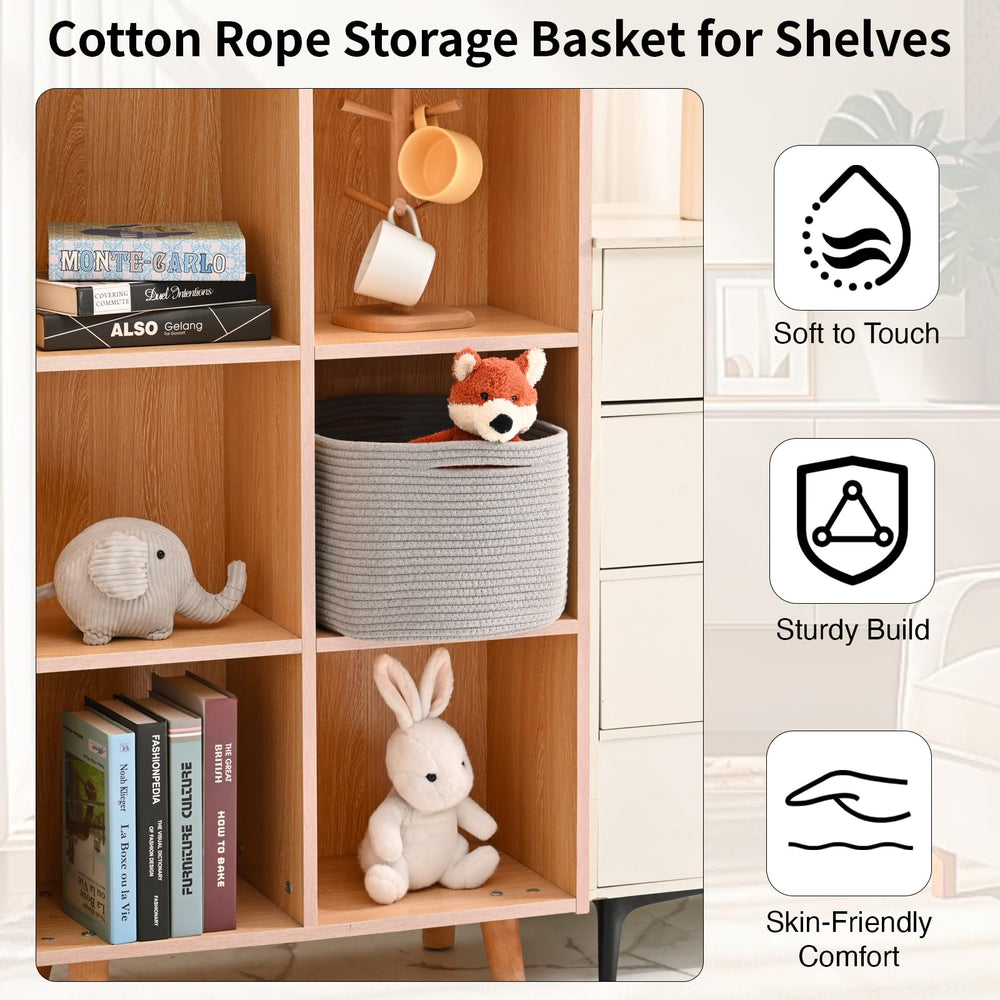 ICERZCZ stylish nursery organizer basket adds minimalist decor while storing essentials