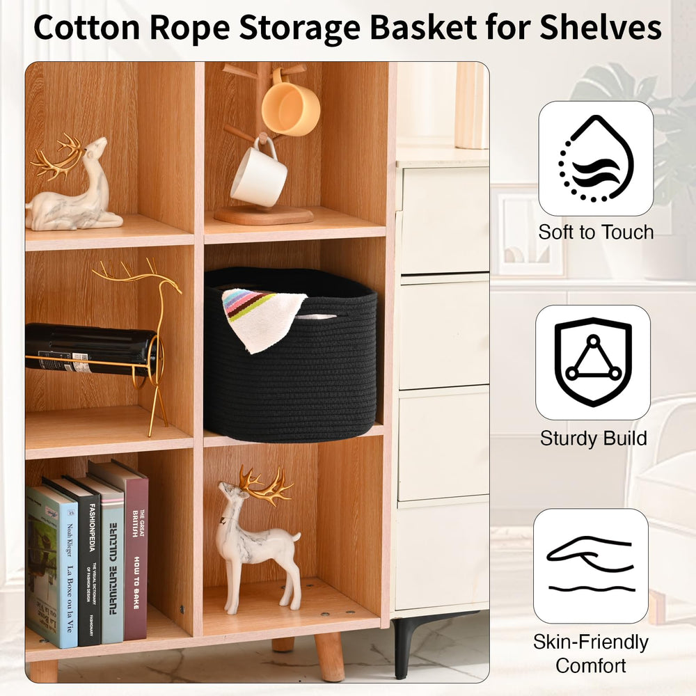 ICERZCZ basket in nursery setup, versatile baby item storage