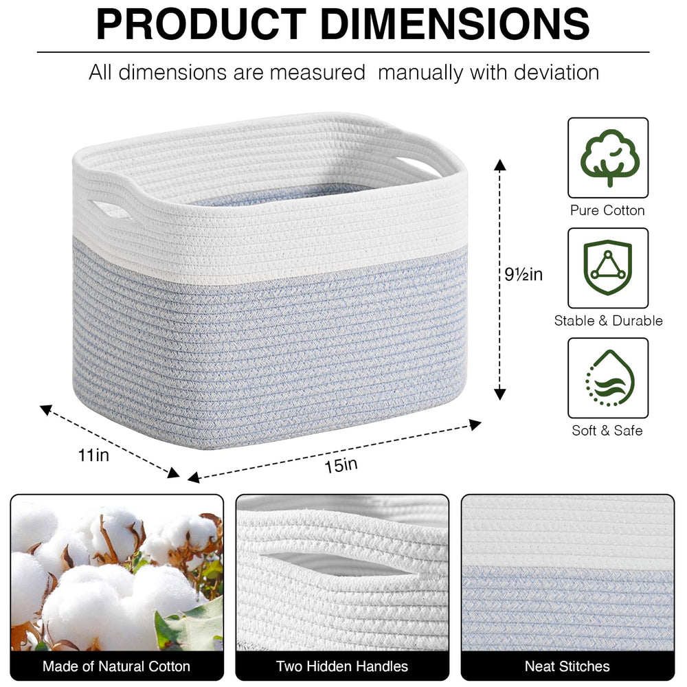 ICERZCZ storage basket side view highlighting slim, space-saving profile.