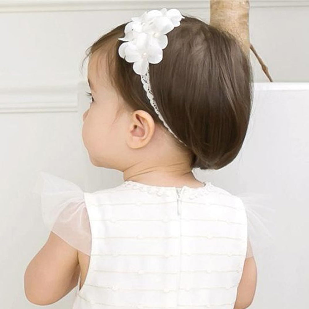 ICKEYOU baby bands lace closeup shows soft cotton lining and breathable texture