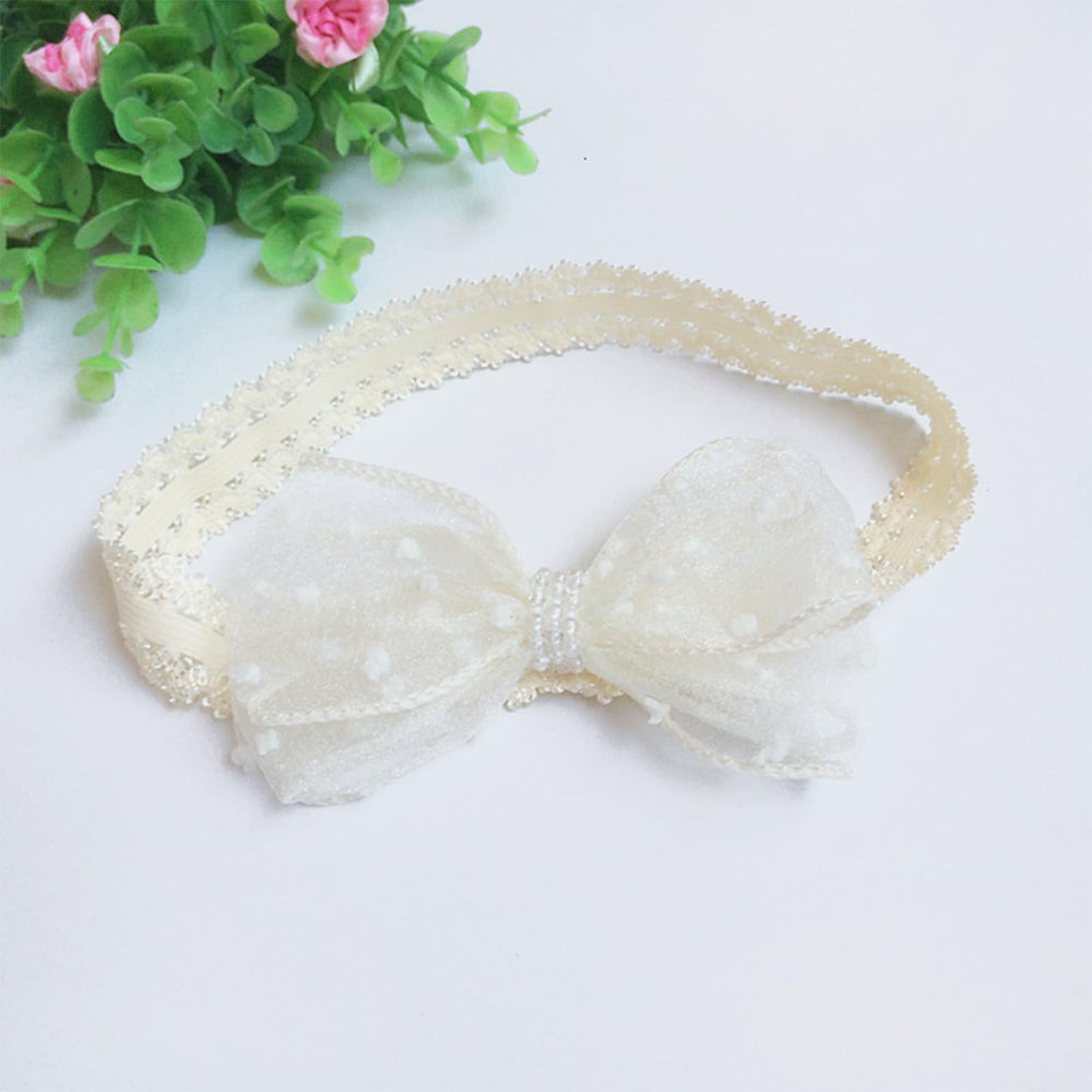 ickeyou baby bow headband care instruction hand wash and air dry.