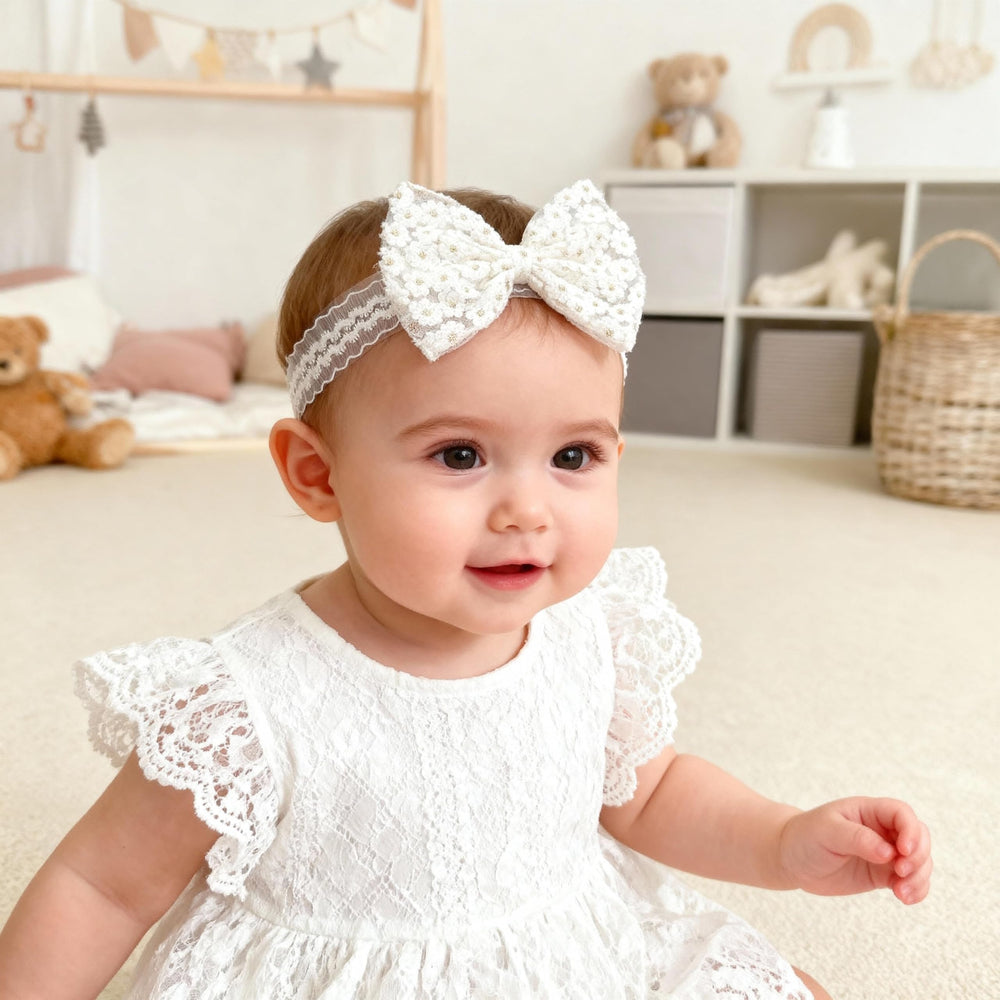 ICKEYOU soft elastic headband close-up showing gentle wear