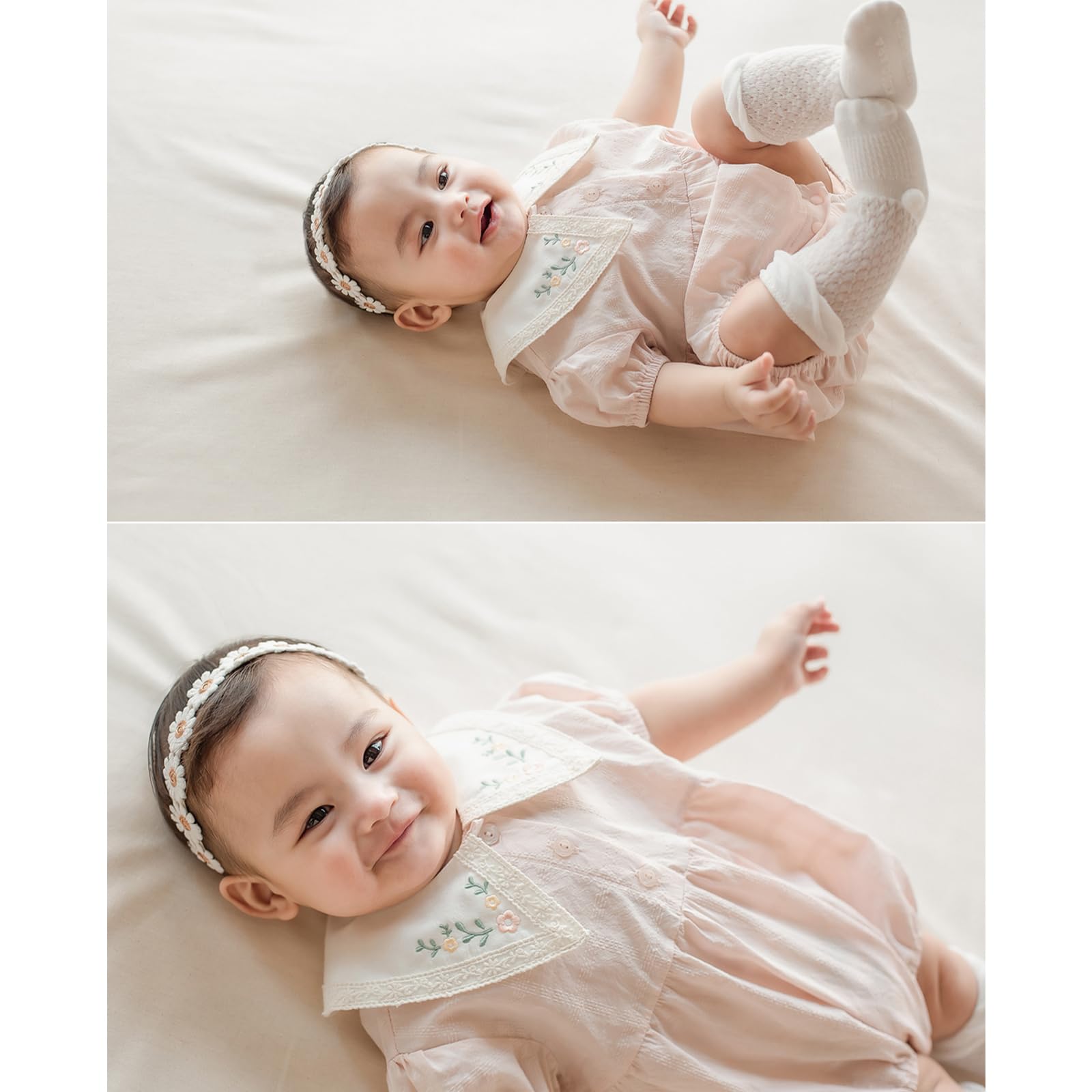 ICKEYOU Baby Lace Headband offers gentle wear and refined look for long wear.