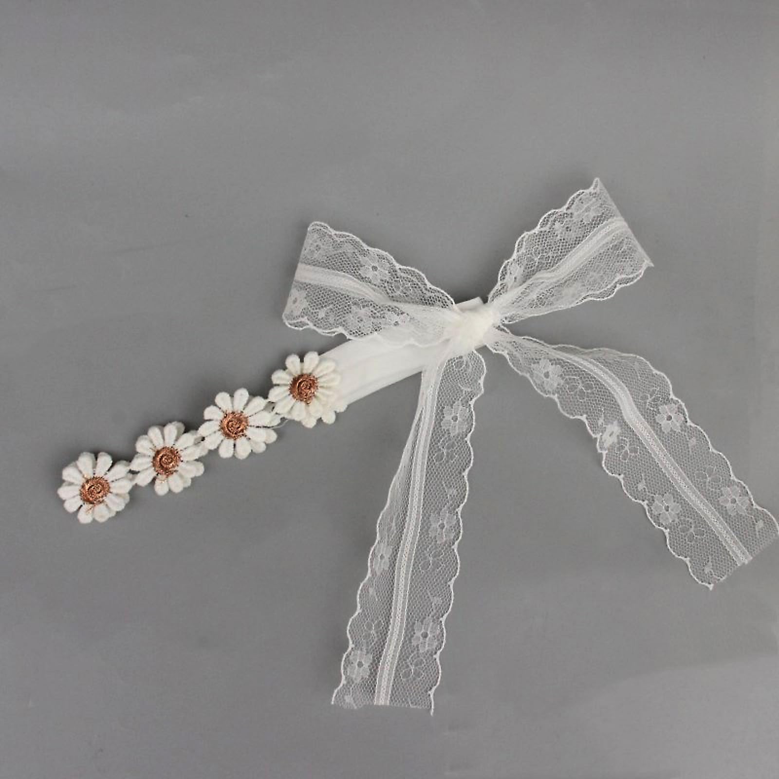 ICKEYOU Newborn-friendly Headband suited for christenings, baptisms, and birthday celebrations.