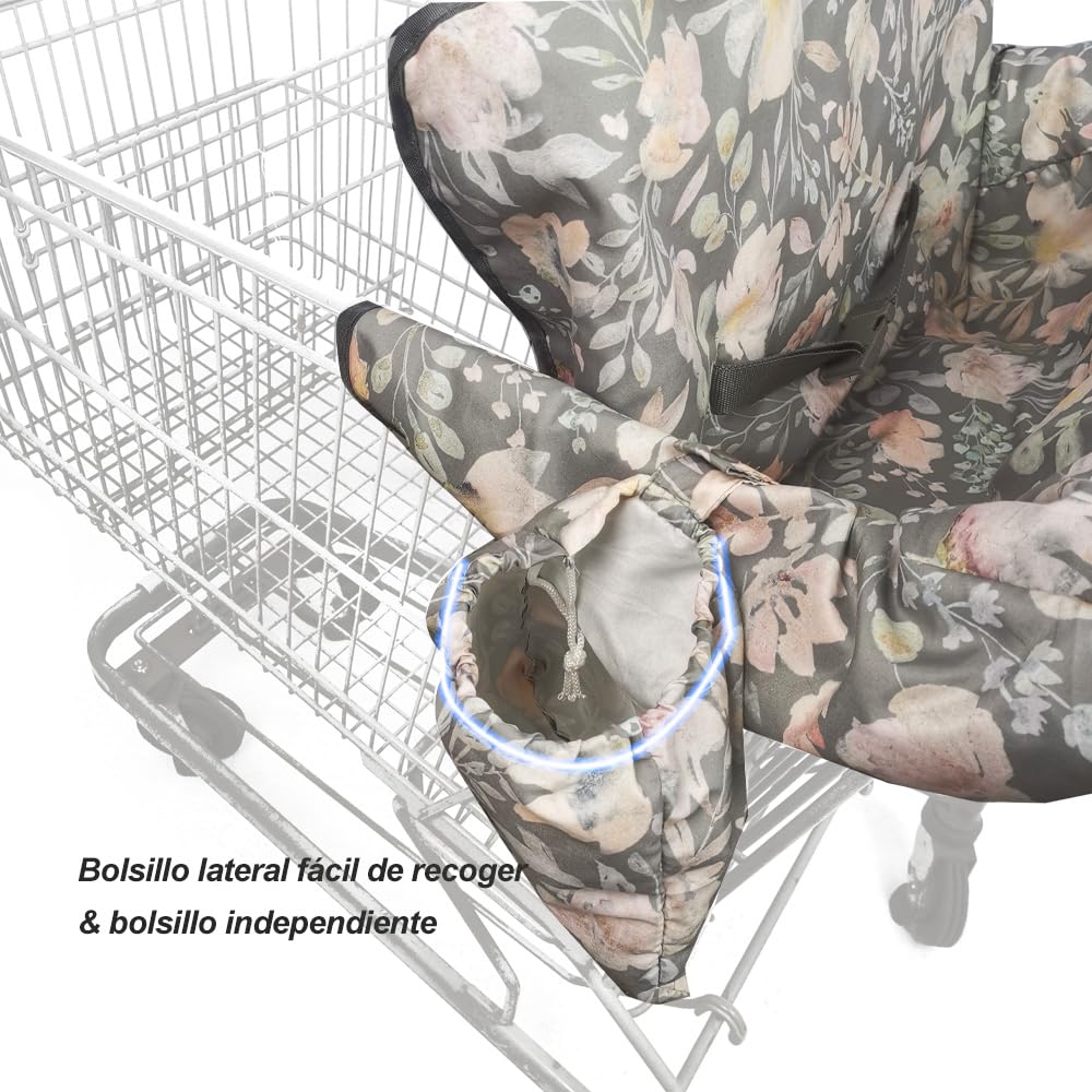ICOPUCA bottle holder on cart cover for easy, durable access