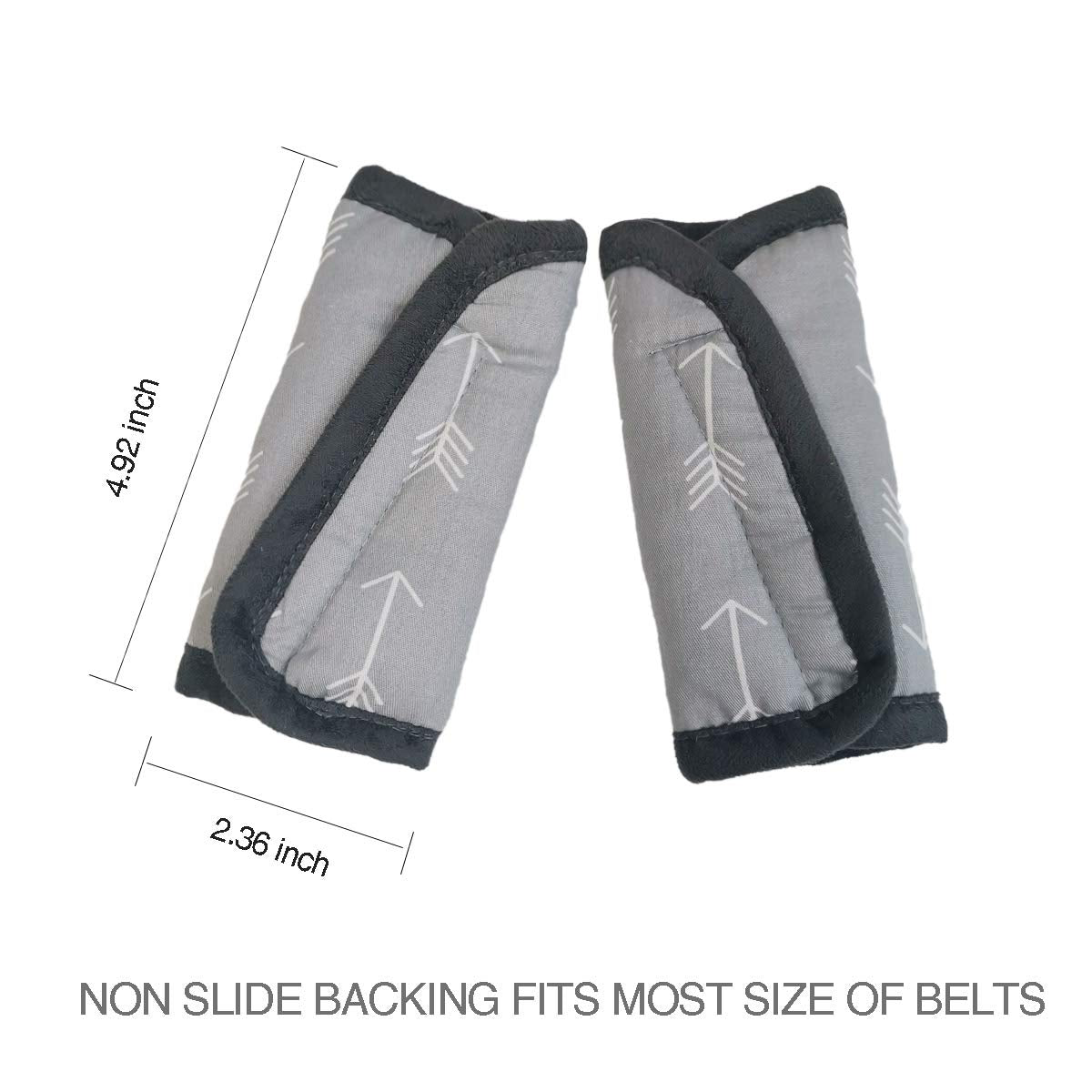 ICOPUCA car-seat belt cover is machine washable for easy cleanup on the go