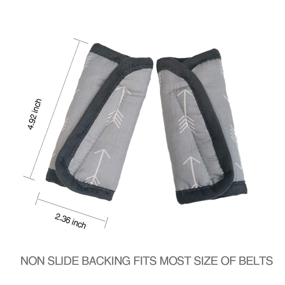 ICOPUCA car-seat belt cover is machine washable for easy cleanup on the go