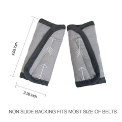 ICOPUCA car-seat belt cover is machine washable for easy cleanup on the go