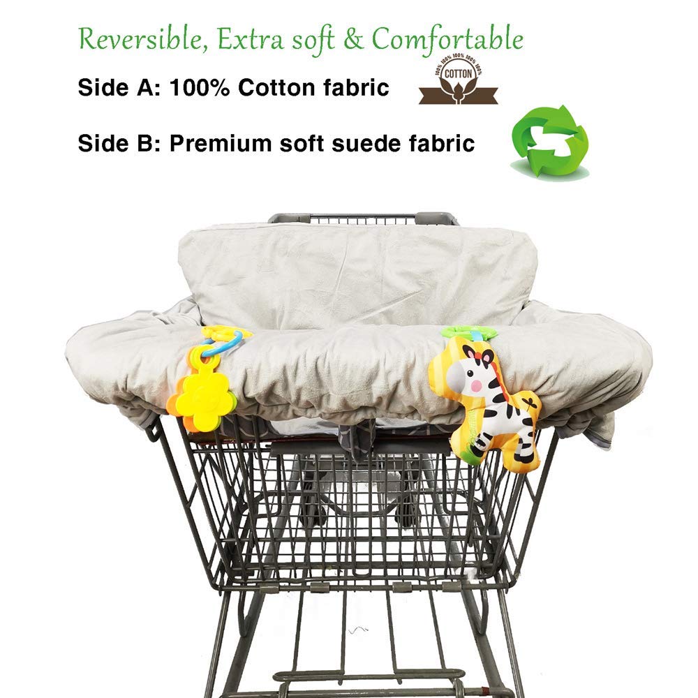 ICOPUCA cart cover with cell phone pocket keeps device accessible.