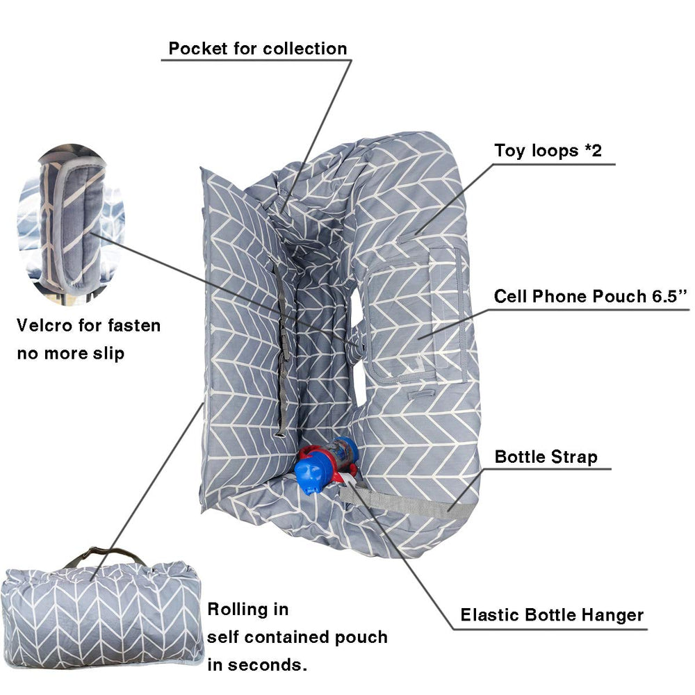 ICOPUCA shopping cart cover large size fits most shopping carts.