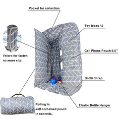 ICOPUCA shopping cart cover large size fits most shopping carts.