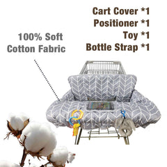 ICOPUCA cart cover with reversible suede back adds non-slip grip.