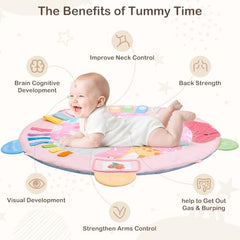 ICOSY Baby Mat 33-inch diameter provides ample space for movement.