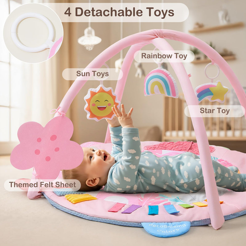 ICOSY Washable baby mat simplifies cleanup after messy play.