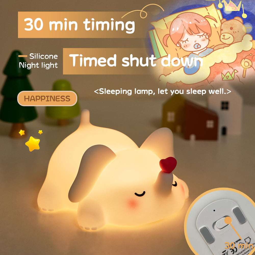 Icotoibabie nursery night light for bedtime routines and cozy ambience
