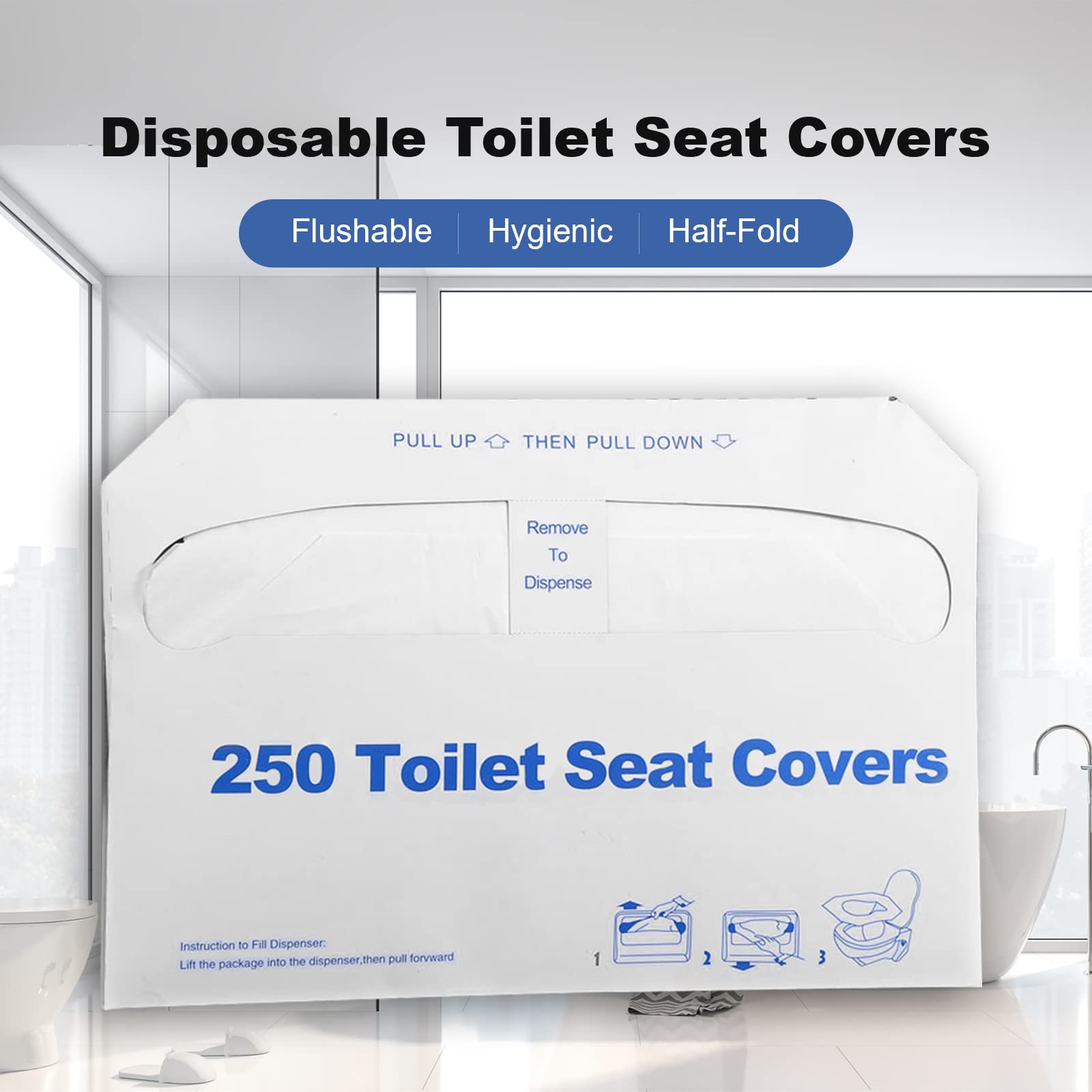 ICWEIMEI half-fold design provides quick hygienic protection.