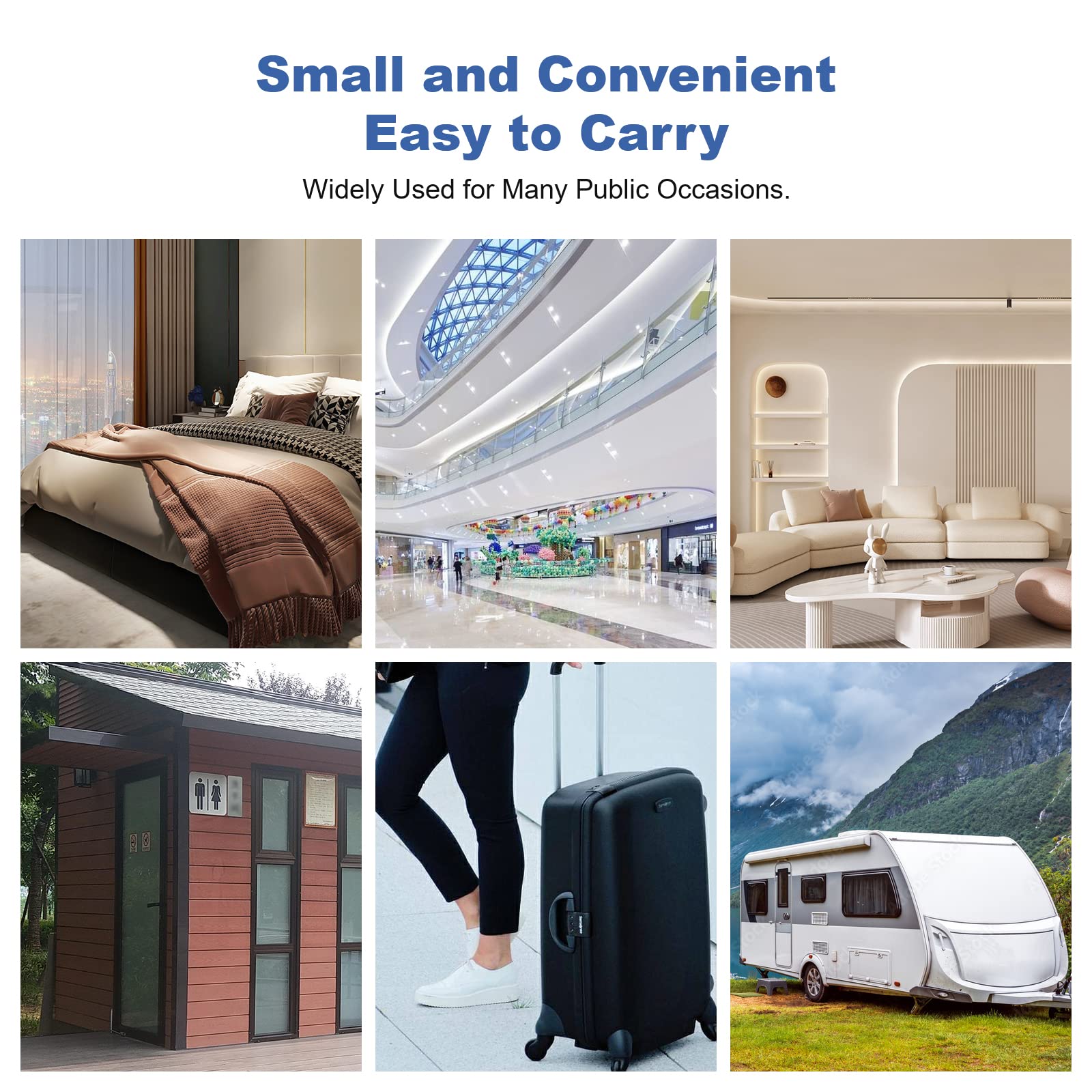 ICWEIMEI travel essentials box perfect for trips and camping.