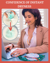 IDAHO JONES nursing pads in-bra fit demonstrates discreet, reliable daily protection.