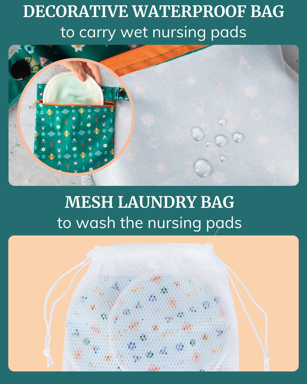 IDAHO JONES nursing pads reusable packs highlight sustainable, cost-effective option.