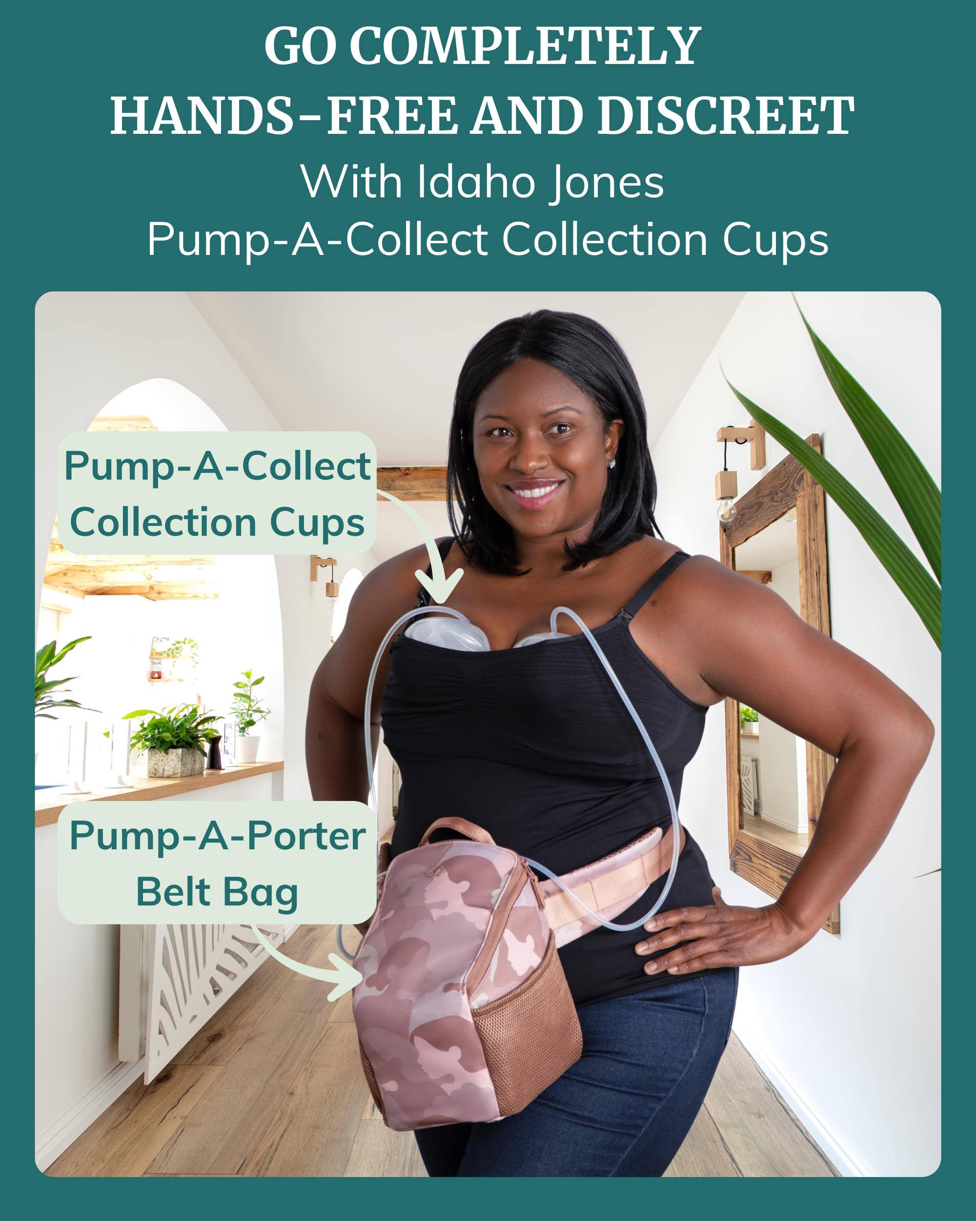 IDAHO JONES Pump-A-Porter bag in action for multitasking moms.