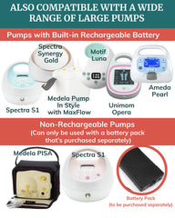 IDAHO JONES Pump-A-Porter battery-pack ready for on-the-go pumping.