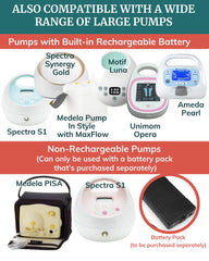 IDAHO JONES Pump-A-Porter lightweight design reduces fatigue during long pumping sessions.