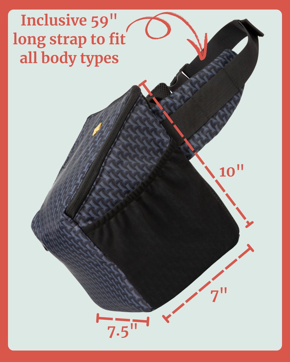 IDAHO JONES Pump-A-Porter travel-friendly design for on-the-go pumping.