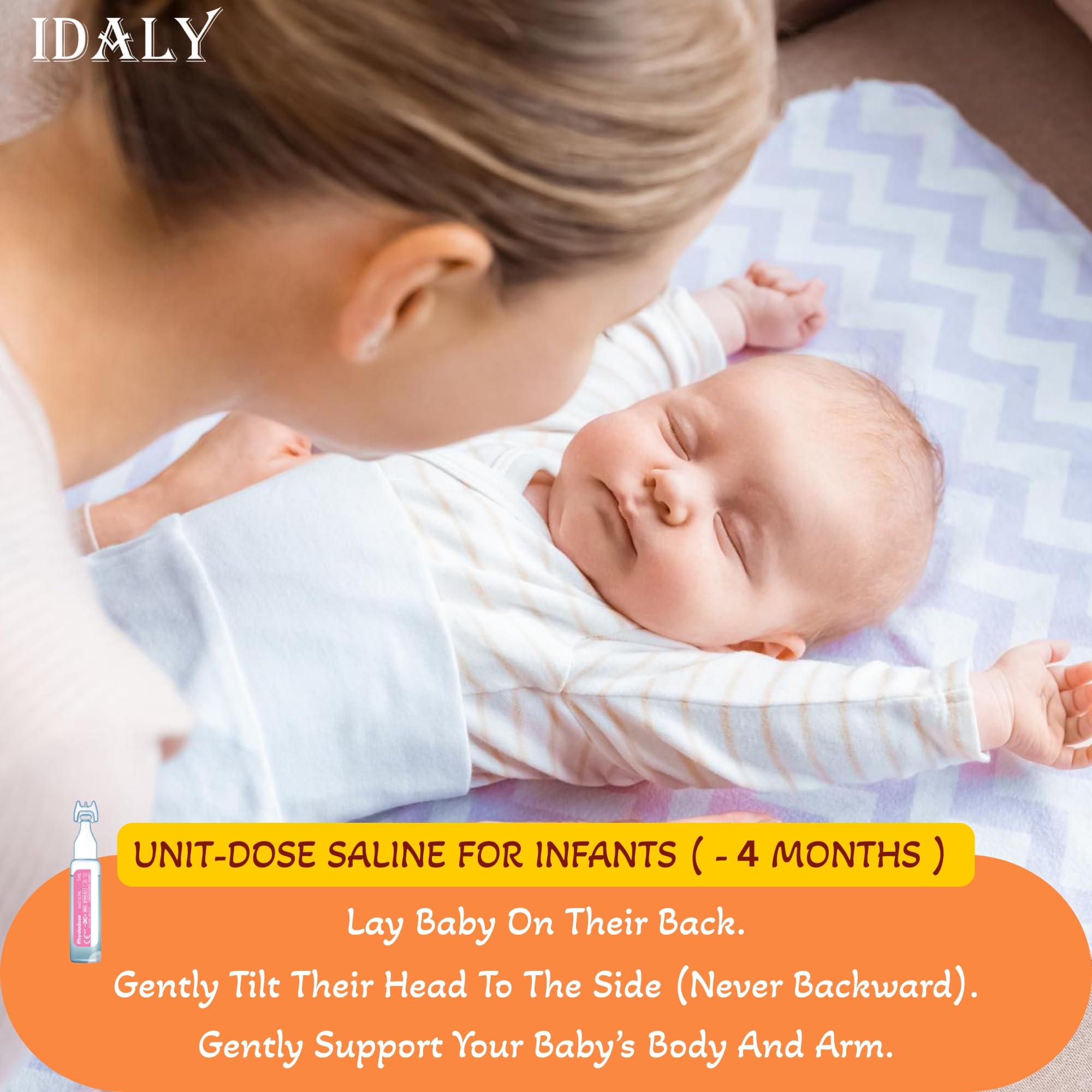 IDALY 10 ml capacity supports quick saline rinses