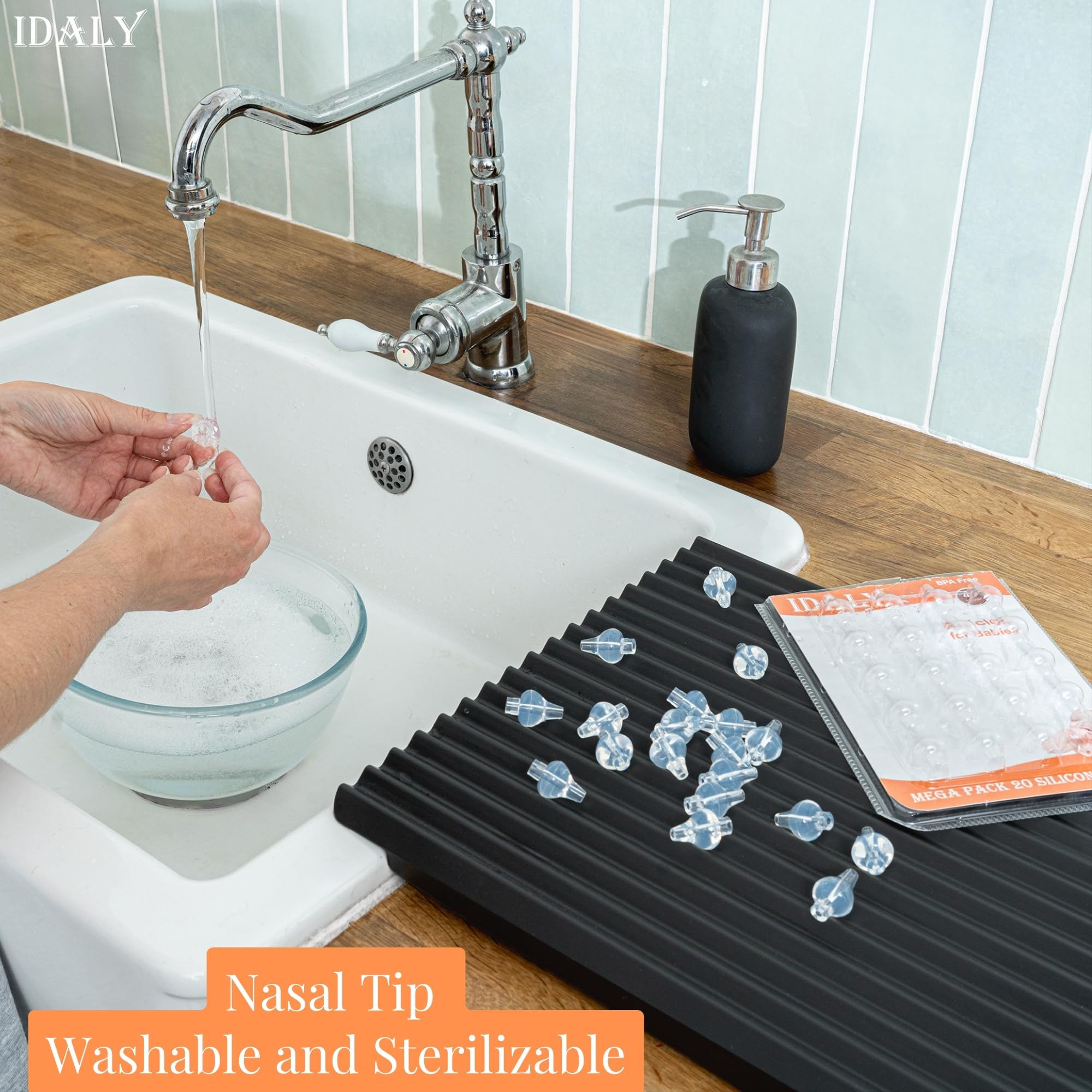 IDALY tips stored cleanly in compact pouch for travel.