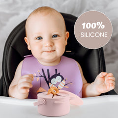 idooss 2-pack silicone snack containers provide convenient storage for busy families.
