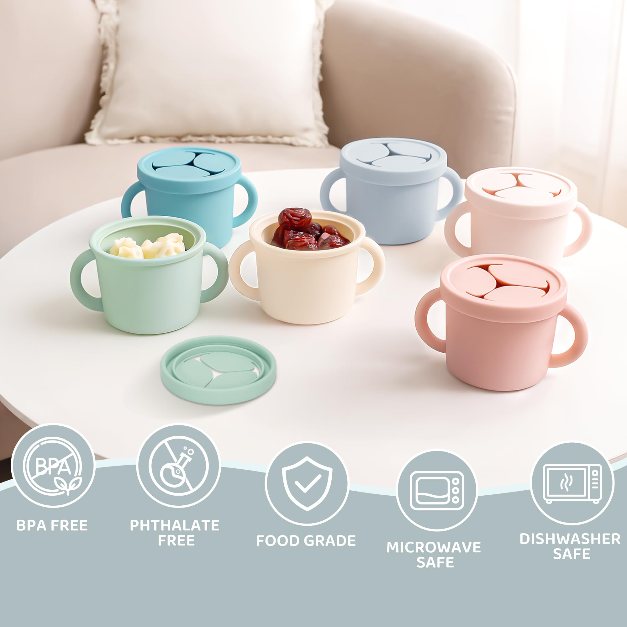 idooss color-2 snack cups offer practical reusable snacking solution for toddlers
