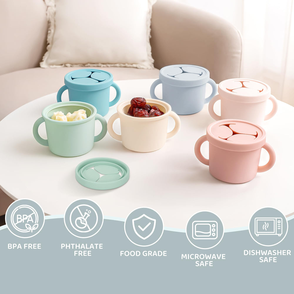idooss color-2 snack cups offer practical reusable snacking solution for toddlers