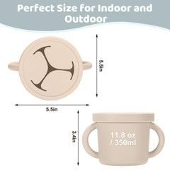 idooss food-grade silicone material ensures safe flexible snack cups for kids