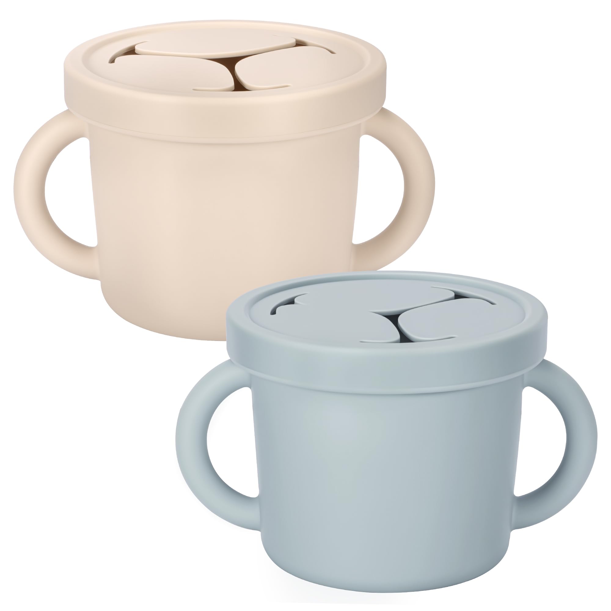 idooss snack containers with handles and lid enable mess-free snacking for toddlers