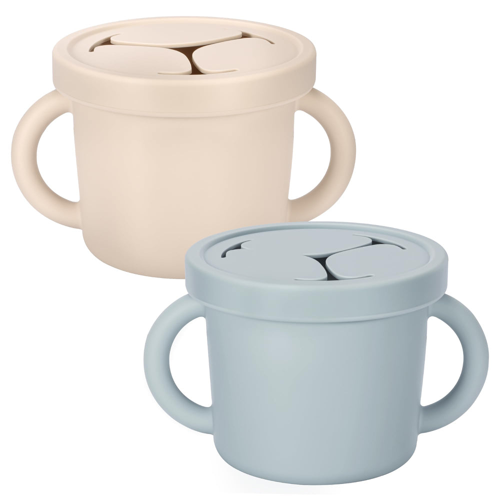 idooss snack containers with handles and lid enable mess-free snacking for toddlers