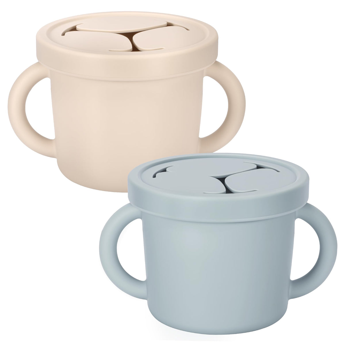 idooss snack containers with handles and lid enable mess-free snacking for toddlers