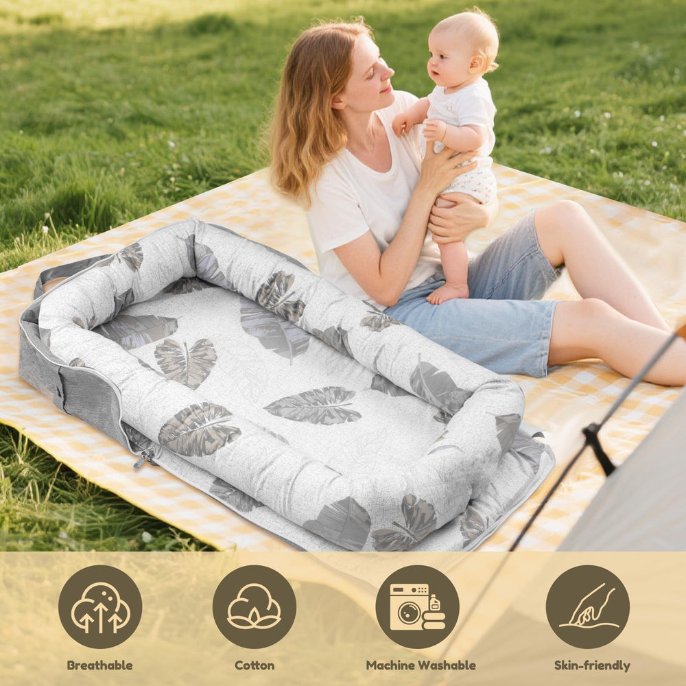 Idudbid Baby Lounger Nest lightweight design helps effortless transport for travel and visits
